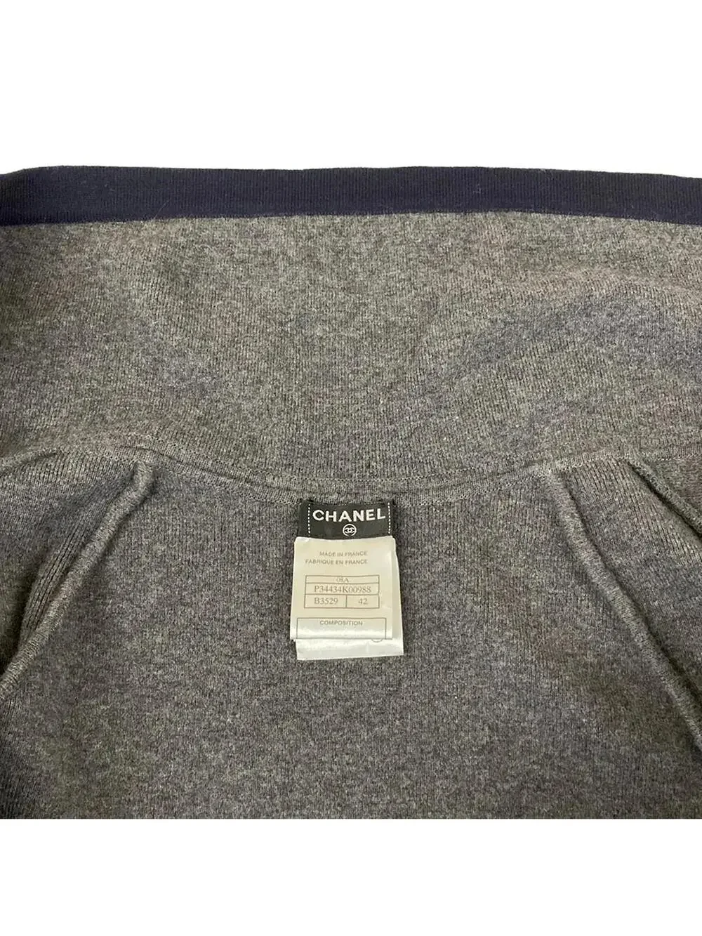 Chanel Dark Gray Navy [Outer Material] #299965C91B